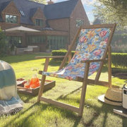 Laura Ashley Teak Deck Chair Limited Edition