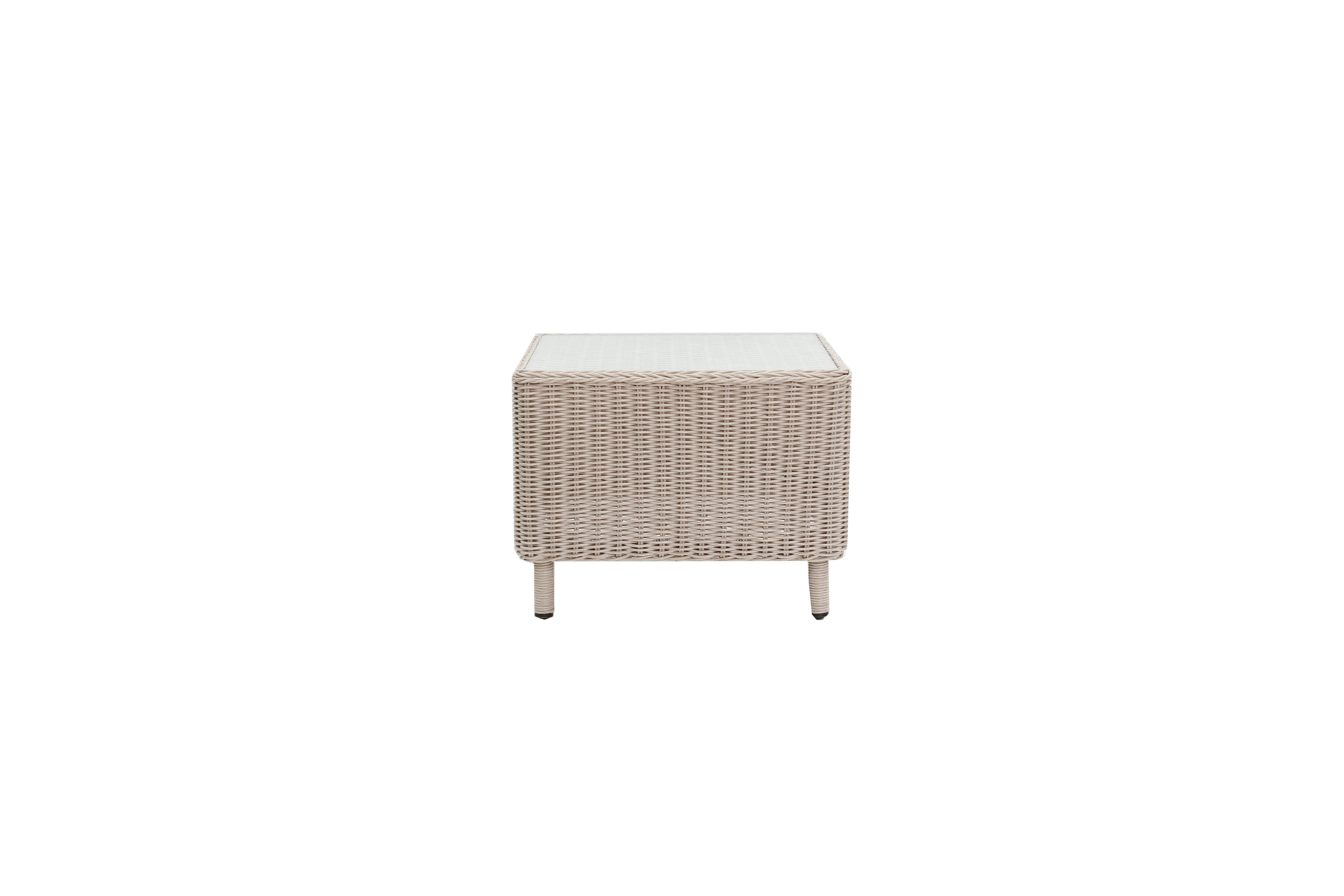 Santorini Side Table With 5mm Glass (2)